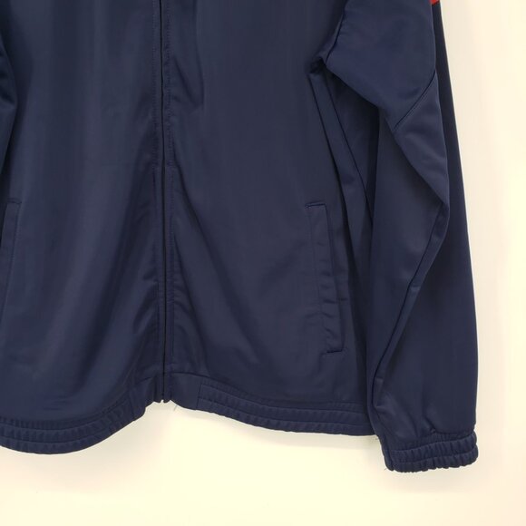 4HER NBA Washington Wizards Zip Up Track Suit Jacket XL Womens Glitter Blue Red - Picture 5 of 10